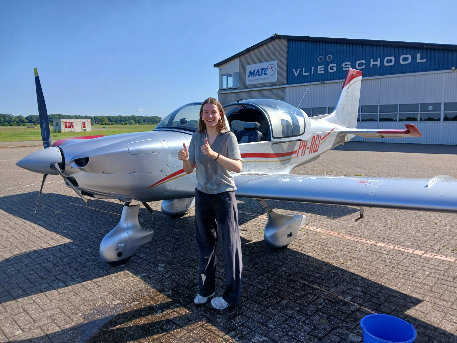 Nikki mocht ook haar solovlucht maken